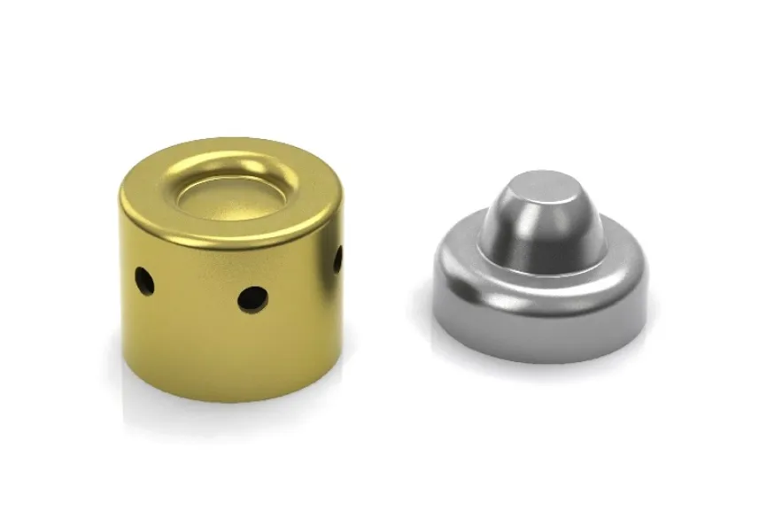 Zylindrische Metallsitze