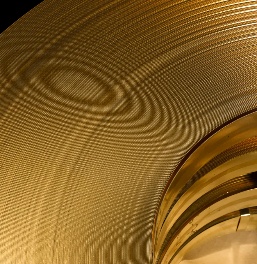 Brass strip coil ready for cold forming